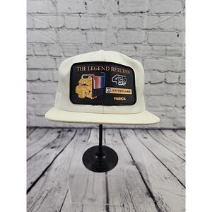 Vintage K-Brand 425 CAT DIESEL POWER Fabick SnapBack Patch Hat LICENSED PRODUCT